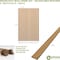 Ekena Millwork 94H x 3/8T Adjustable Wood Slat Wall Panel Kit w/ 3W Slats, Maple contains 15 Slats SWW60X94X0375MA - alternate 5